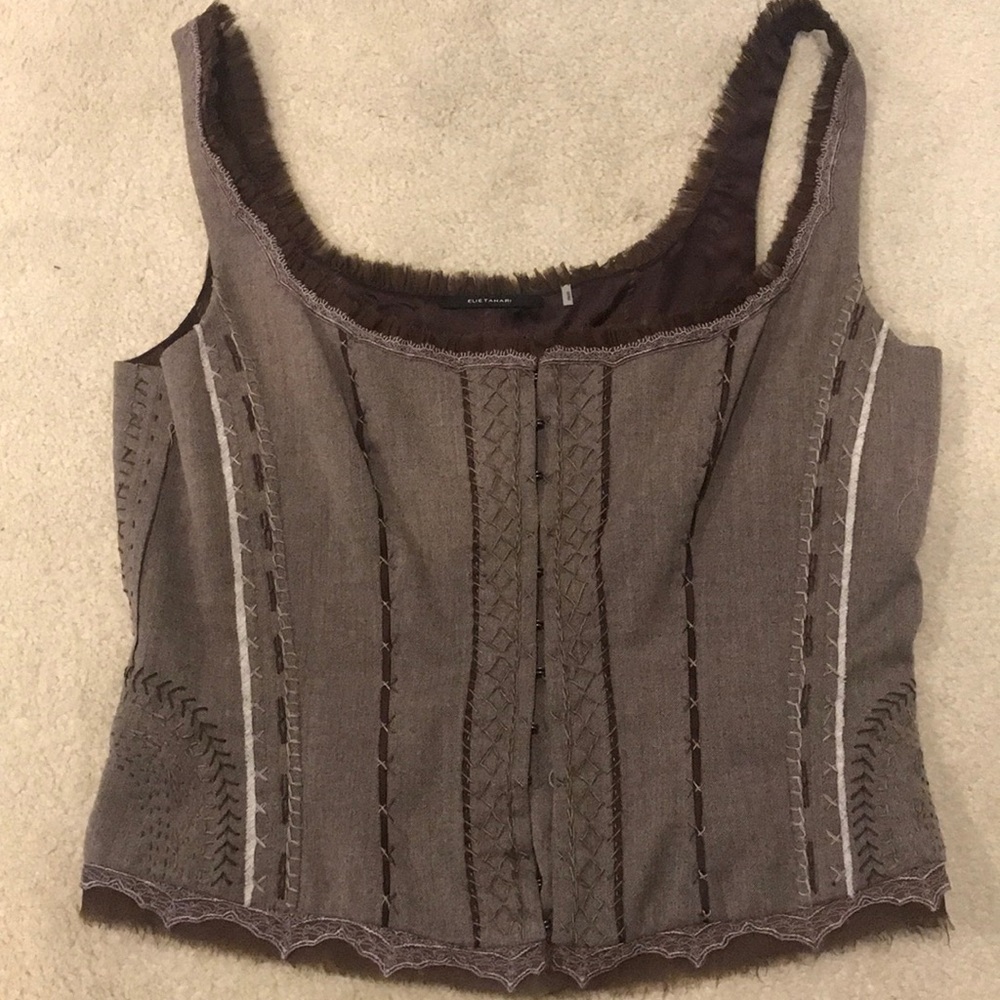 Elite Tahari fitted vest